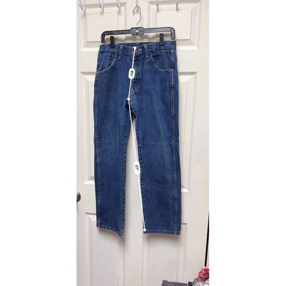Rustler Jeans Mens 31x30 (30w) Blue Denim Straight Cut Workwear Medium‎ Wash DEU - Picture 4 of 7